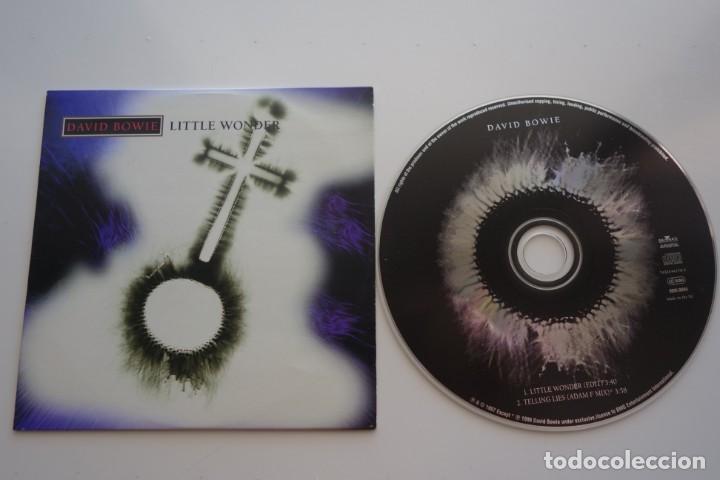CDs de m&uacute;sica: DAVID BOWIE: Little Wonder. CD single 2 temas - Foto 1