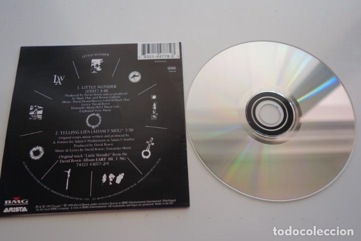CDs de m&uacute;sica: DAVID BOWIE: Little Wonder. CD single 2 temas - Foto 2
