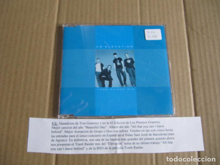 CDs de m&uacute;sica: U2 / ELEVATION TOMB RAIDER MIX CD SINGLE CADENA 100 - Foto 1