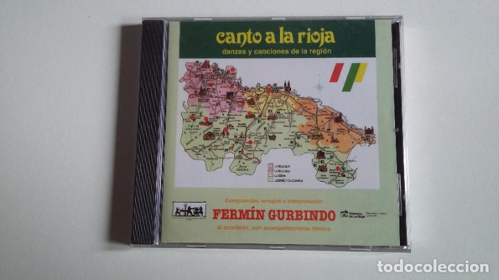 CD di Musica: CANTO A LA RIOJA DANZAS Y CANCIONES. FERMIN GURBINDO. CD. TDKCD30