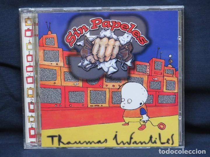 CDs de m&uacute;sica: SIN PAPELES - TRAUMAS INFANTILES - CD - Foto 1