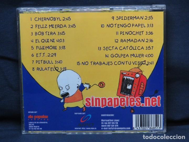 CDs de m&uacute;sica: SIN PAPELES - TRAUMAS INFANTILES - CD - Foto 2