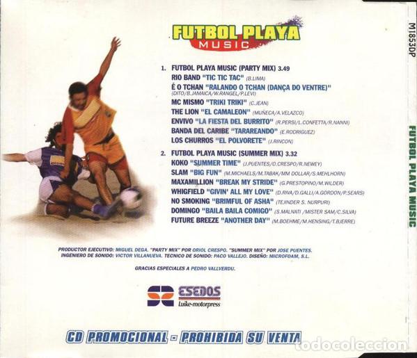 CDs de m&uacute;sica: Futbol Playa Music - Foto 2