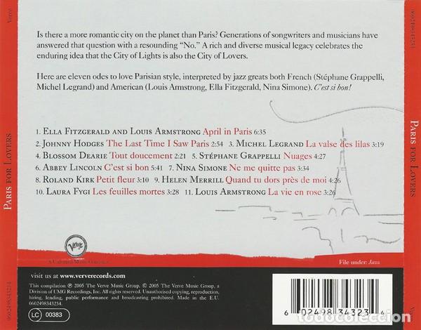 CDs de m&uacute;sica: Paris For Lovers - CD - Foto 2