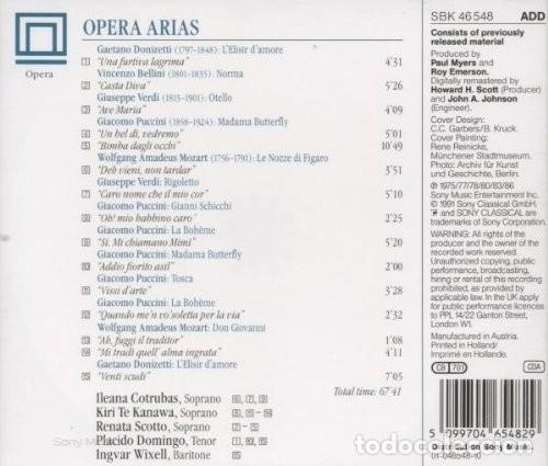 CDs de m&uacute;sica: Opera Arias - Madame Butterfly - CD - Foto 2