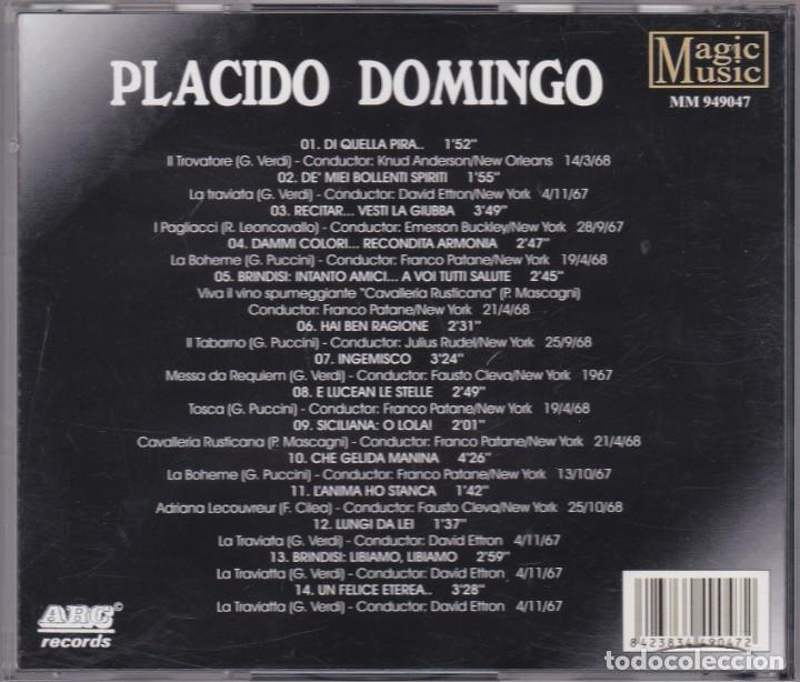 CDs de m&uacute;sica: Lo mejor de Pl&aacute;cido Domingo - CD - Foto 2