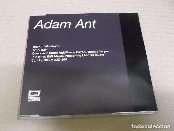 CDs de m&uacute;sica: ADAM ANT (CD-SINGLE) WONDERFUL A&Ntilde;O 1994 - Foto 1