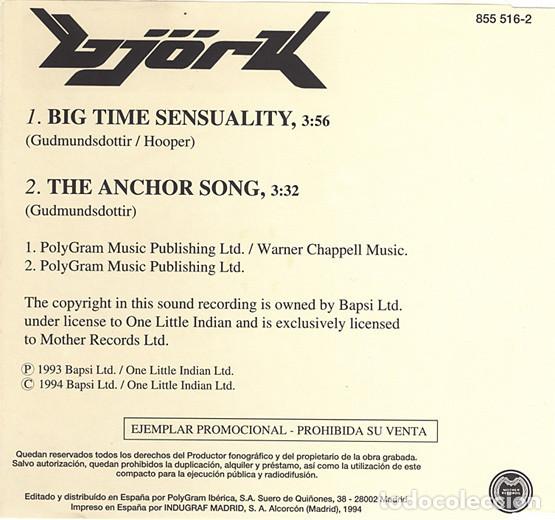 CDs de m&uacute;sica: Bj&ouml;rk &ndash; Big Time Sensuality - Foto 3