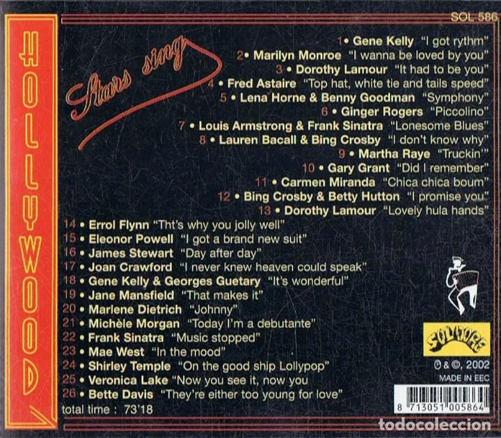 CDs de m&uacute;sica: HOLLYWOOD STARS SING (CD) - Foto 2