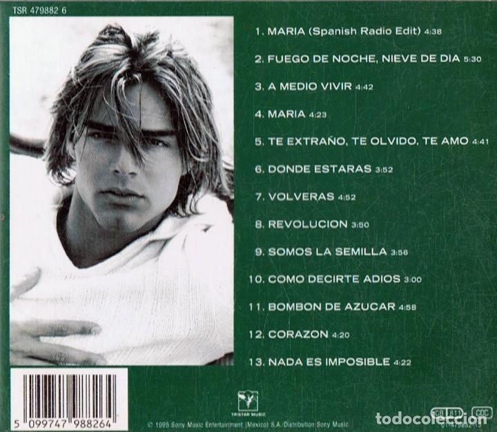 CDs de m&uacute;sica: RICK MARTIN A MEDIO VIVIR - Foto 2
