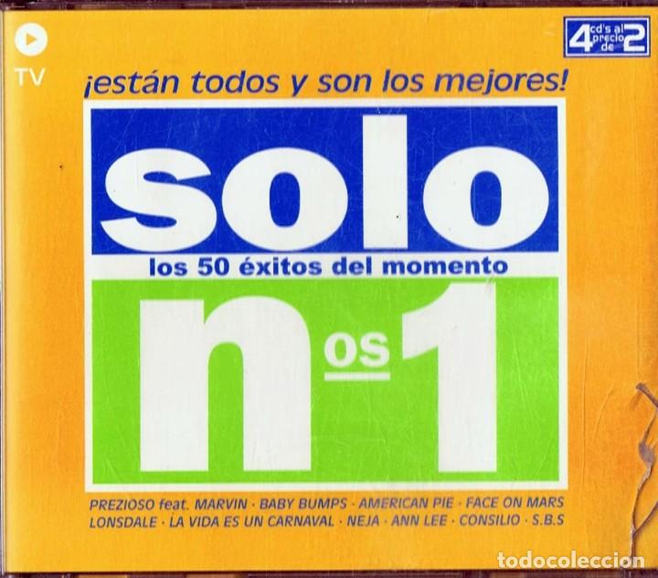 CDs de m&uacute;sica: SOLO N&ordm; 1 LOS 50 &Eacute;XITOS DEL MOMENTO ( 4 CD&acute;S) - Foto 1