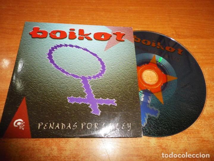 Music CDs: BOIKOT Penadas por la ley CD SINGLE PROMO DEL A&Ntilde;O 1999 CONTIENE 2 TEMAS PUNK