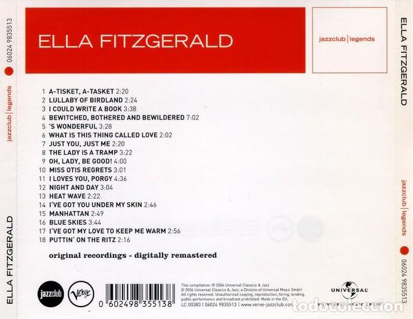CDs de m&uacute;sica: Ella Fitzgerald - Lady Be Good! - CD - Foto 2