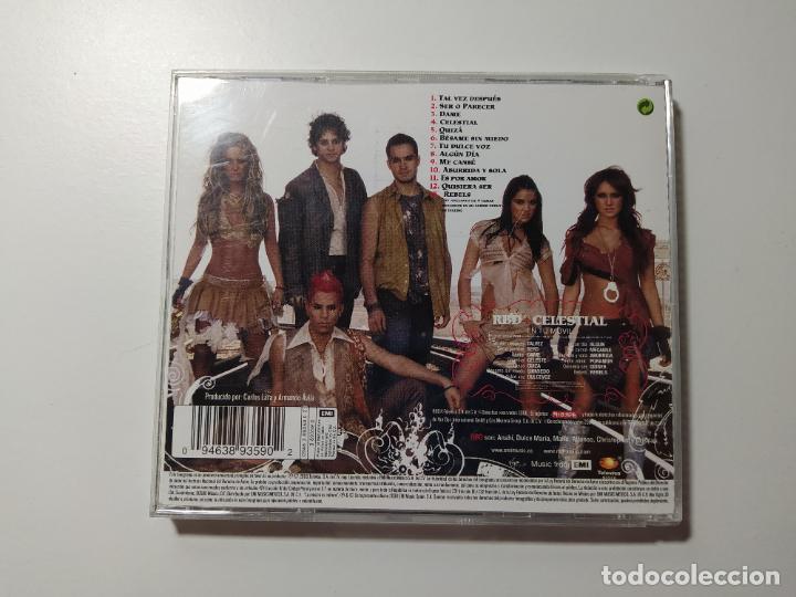 CDs de m&uacute;sica: REBELDE. CELESTIAL. CD. TDKCD31 - Foto 3
