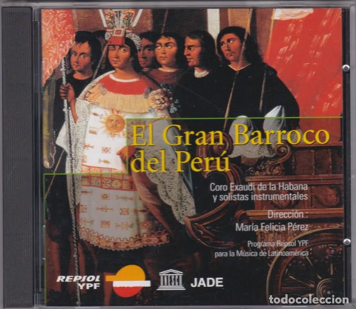 CDs de m&uacute;sica: El Gran Barroco del Per&uacute; / Coro Exaudi de la Habana - Mar&iacute;a Felicia P&eacute;rez - CD