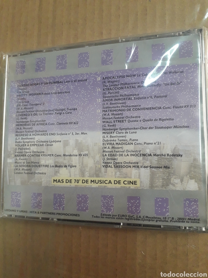 CDs de m&uacute;sica: M&uacute;sica de CINE. - Foto 2