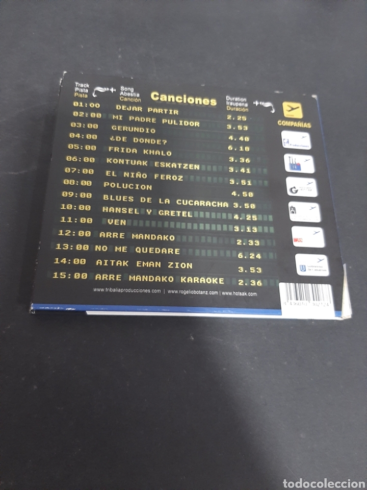 CDs de m&uacute;sica: SCD104 vuelos -CD SEGUNDA MANO - Foto 2
