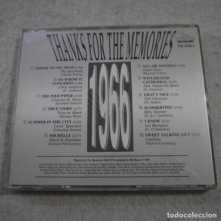 CDs de m&uacute;sica: THANKS FOR THE MEMORIES 1966 - CD 1990 - Foto 3