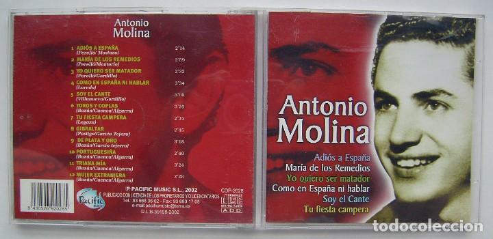 CDs de m&uacute;sica: ANTONIO MOLINA. CDs. - Foto 1