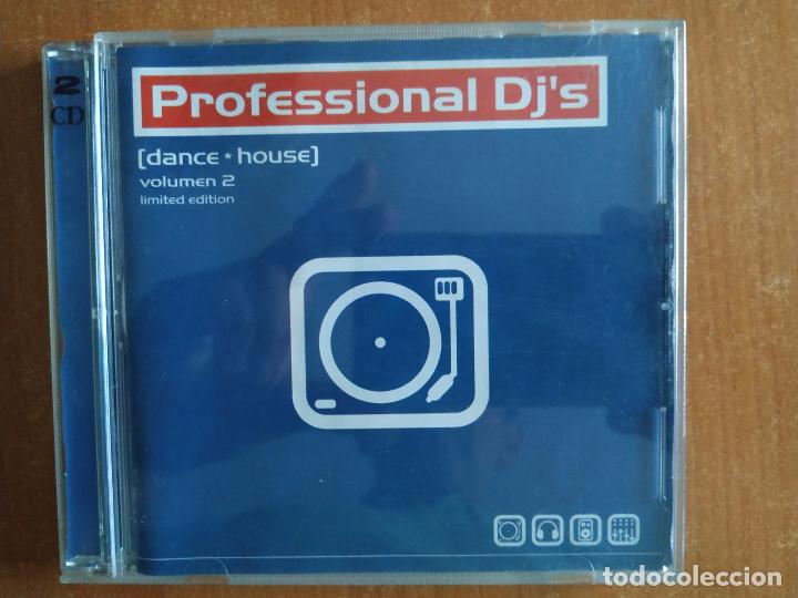 CDs de m&uacute;sica: PROFESSIONAL DJ&acute;S. Dance + Techno. Volumen 2. 2 Cds. A&ntilde;o 1999. - Foto 1