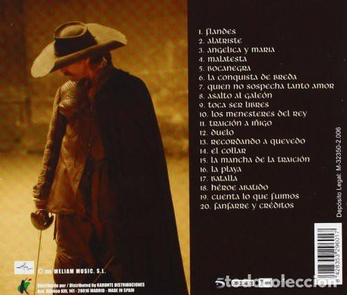 CDs de m&uacute;sica: Roque Ba&ntilde;os - Alatriste - CD - Foto 2