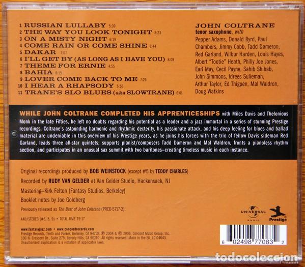 CDs de m&uacute;sica: John Coltrane - Profiles - CD - Foto 2
