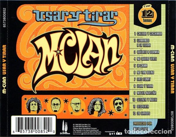 CDs de m&uacute;sica: M Clan - Usar Y Tirar - CD - Foto 2