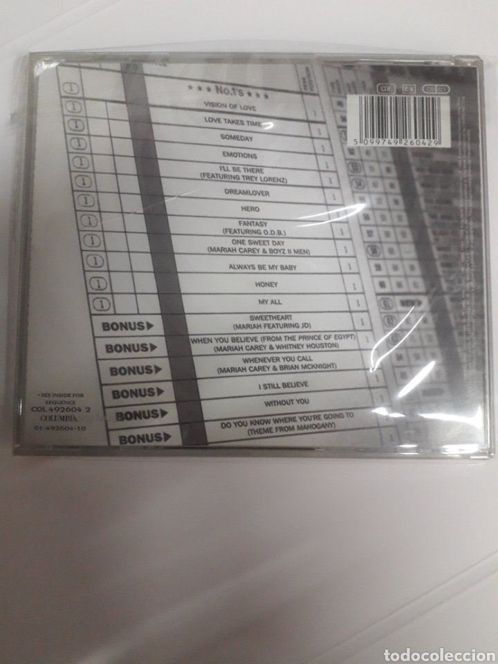 CDs de m&uacute;sica: Mariah Carey. Los Nos 1. - Foto 2