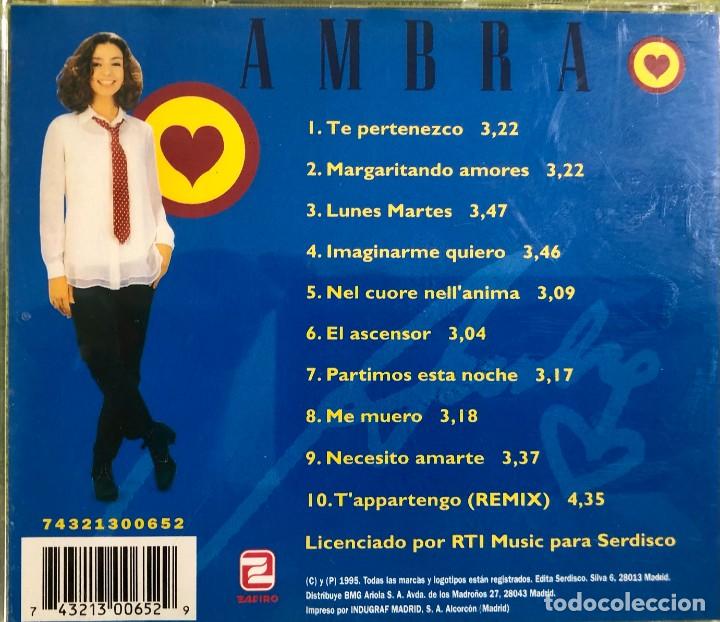 CDs de m&uacute;sica: Ambra - Te Pertenezco - Foto 2