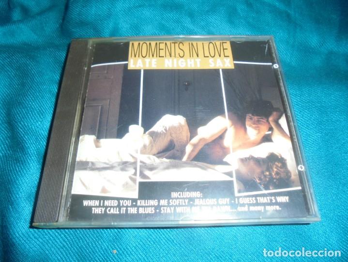 Music CDs: MOMENTS IN LOVE. LATE NIGHT SAX. CD. IMPECABLE
