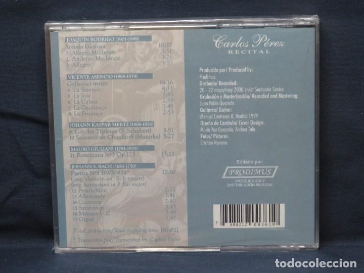CDs de m&uacute;sica: Carlos P&eacute;rez ?&ndash; Recital - CD - Foto 2
