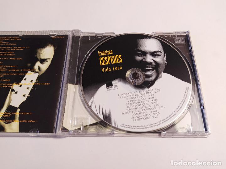 CDs de m&uacute;sica: FRANCISCO CESPEDES. - VIDA LOCA. - CD . TDKCD32 - Foto 2