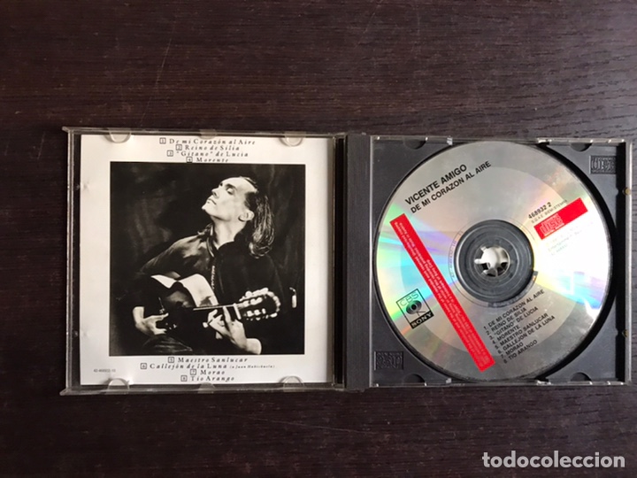 CDs de m&uacute;sica: De mi coraz&oacute;n al aire. Vicente Amigo - Foto 2