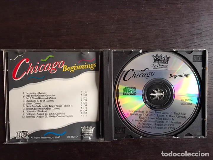 CDs de m&uacute;sica: Beginnings. Chicago - Foto 3