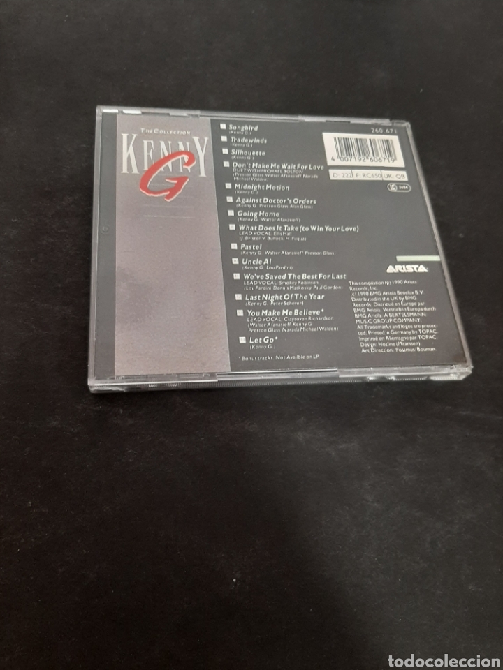 CDs de m&uacute;sica: SCD110 Kenny G &nbsp; -CD SEGUNDA MANO - Foto 2