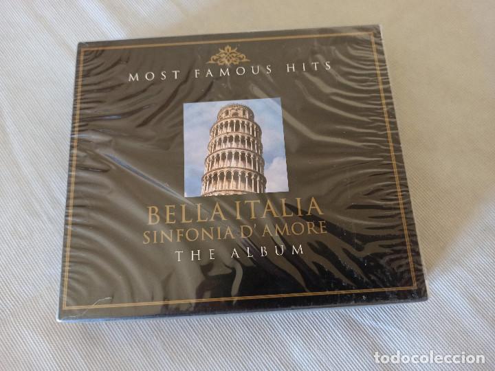 Music CDs: BELLA ITALIA SINFONIA D&acute;AMORE THE ALBUM MOST FAMOUS HIT. NUEVO SIN USO CON SU PRECINTO ORIGINAL 2 CD