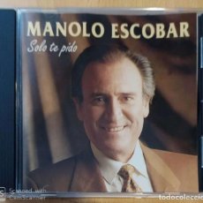 CDs de Música: MANOLO ESCOBAR (SOLO TE PIDO) CD 1996 HORUS. Lote 218882871