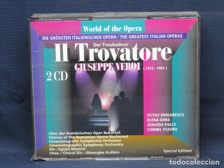 CDs de m&uacute;sica: GIUSEPPE VERDI - IL TROVATORE - 2 CD - Foto 1