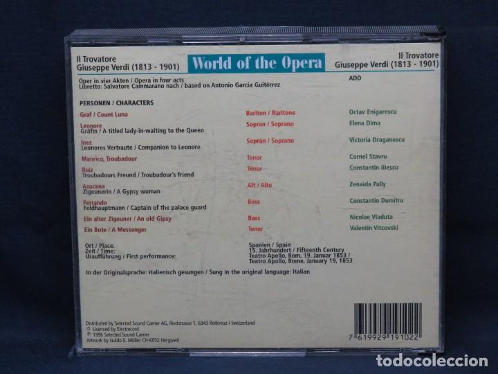 CDs de m&uacute;sica: GIUSEPPE VERDI - IL TROVATORE - 2 CD - Foto 2