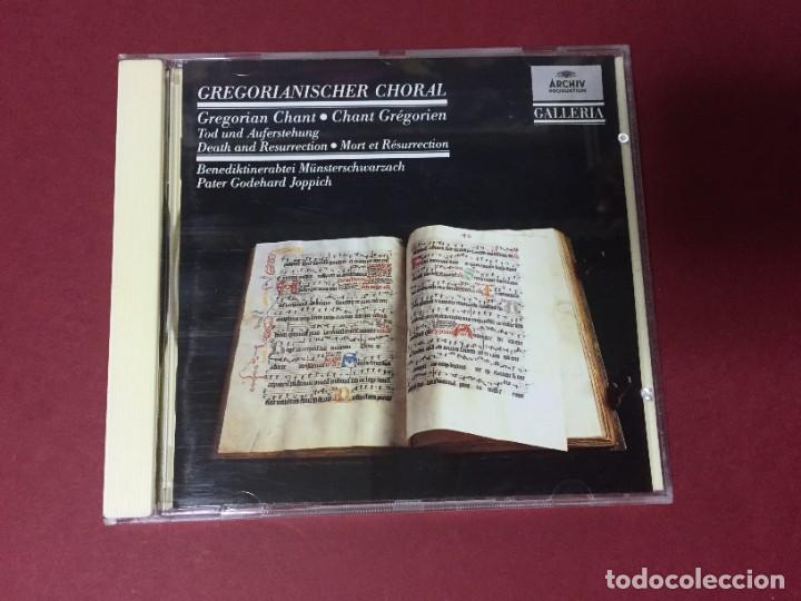 CDs de M&uacute;sica: CD CANTOS GREGORIANOS CANTO GREGORIANO BENEDICTINOS MUERTE Y RESURRECCION
