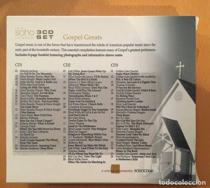 CDs de m&uacute;sica: GOSPEL GREATS - 3 CDS - Foto 2