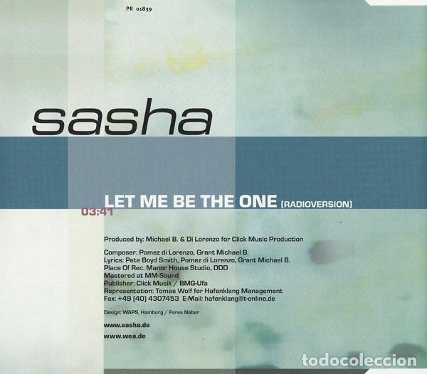 CDs de m&uacute;sica: Sasha &lrm;&ndash; Let Me Be The One - Foto 2