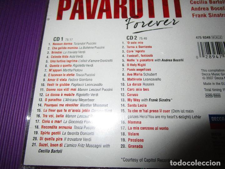 CDs de m&uacute;sica: PAVAROTTI FOREVER - 2 CD - 475 9349 - DECCA - Foto 4