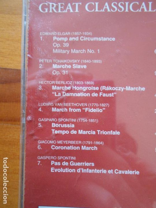CDs de m&uacute;sica: CD GREAT CLASSICAL MARCHES (5P) - Foto 2