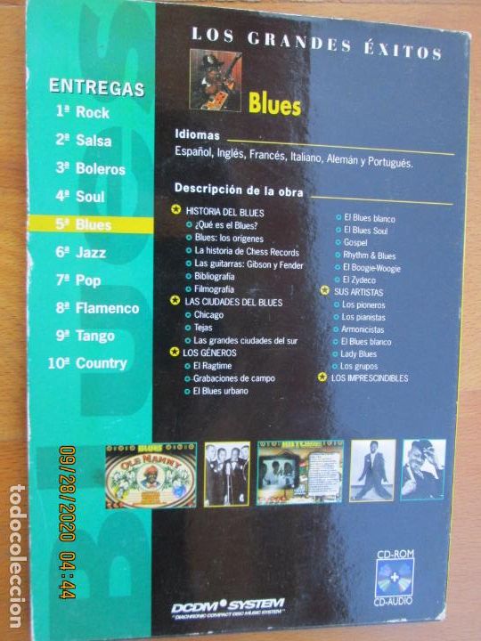 CDs de m&uacute;sica: BLUES LOS GRANDES EXITOS CD-ROM + 12 TEMAS EN VERSION ORIGINAL - Foto 2
