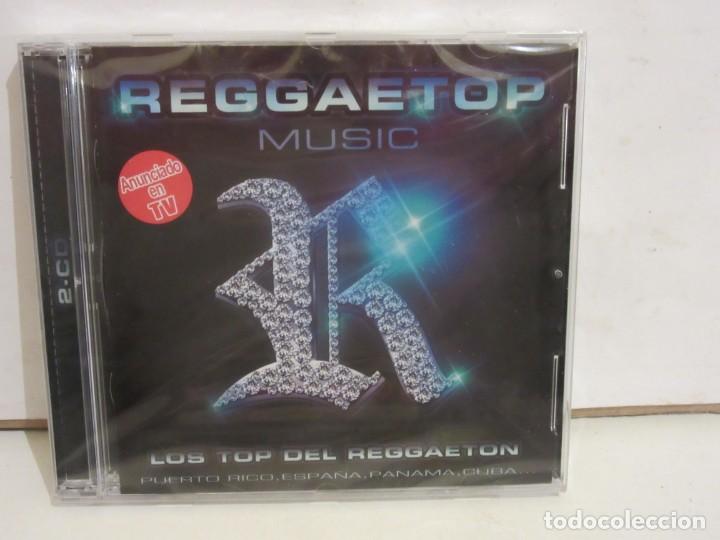 REGGAETOP MUSIC - LOS TOP DEL REGGAETON - 2 X CD - DJ KUN, CHERRY.... 2005 - NUEVO (Música - CD's Reggae)