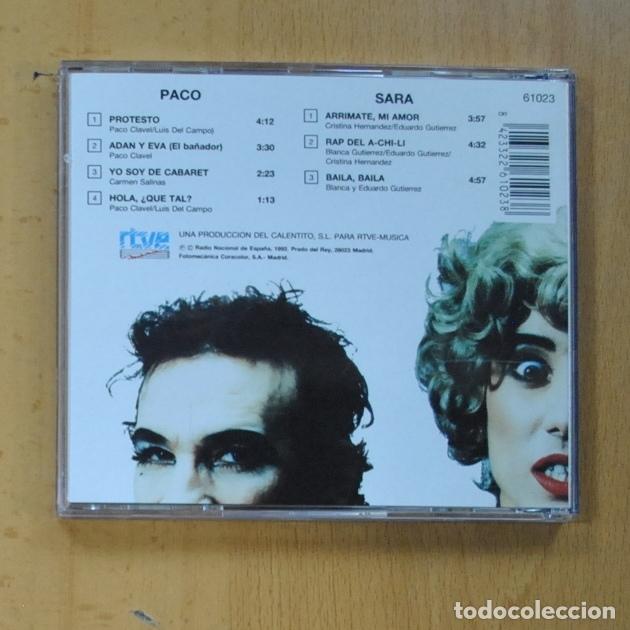 CDs de m&uacute;sica: PACO CLAVEL Y SARA GOSSA - DUPLEX - CD - Foto 2
