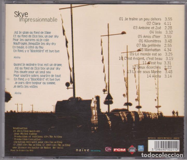 CDs de m&uacute;sica: Skye - Impressionnable - CD - Foto 2
