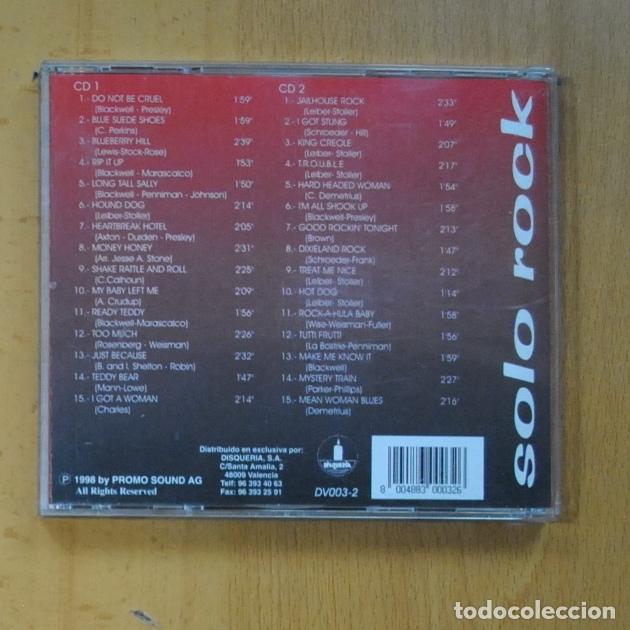 CDs de m&uacute;sica: ELVIS PRESLEY - SOLO ROCK - 2 CD - Foto 2