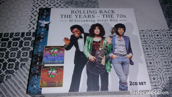 CDs de M&uacute;sica: 2 cd ROLLING BACK THE YEARS THE 70S 40 CLASSICS DOVE COLLECTION 2005